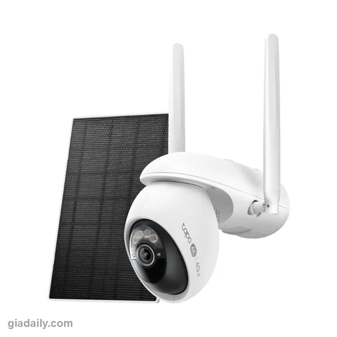 Bộ camera 4G năng lượng mặt trời Tapo C665G Kit 4K xoay/nghiêng - Giá Đại Lý