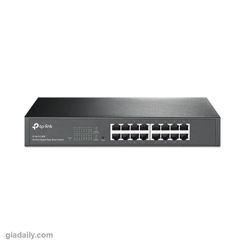 Switch Easy Smart 16 cổng Gigabit TP-Link TL-SG1016DE có VLAN, QoS - Giá Đại Lý
