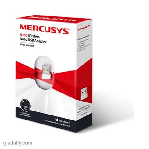 USB Wi-Fi Mercusys MW150US N150 Nano tốc độ 150Mbps - Giá Đại Lý