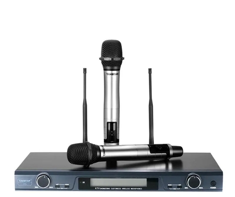 Bộ micro không dây cầm tay UHF kênh kép X5