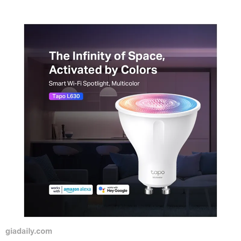 Bóng đèn spotlight Wi-Fi Tapo L630 GU10 16 triệu màu 350lm - Giá Đại Lý