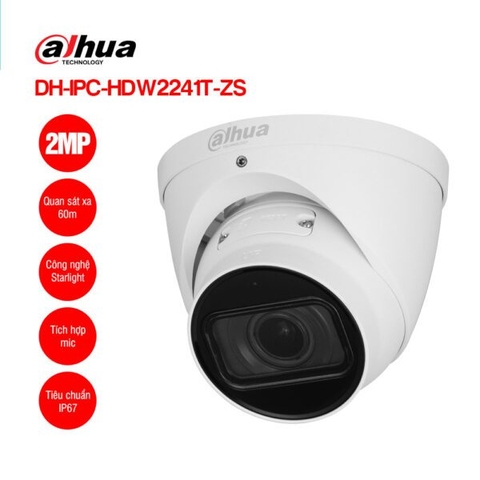 Camera IP 4MP Dome DAHUA DH-IPC-HDW2441T-ZS