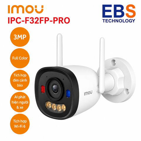 Camera IP Wifi Ngoài trời IMOU Bullet 2E Pro (F32FP-PRO)