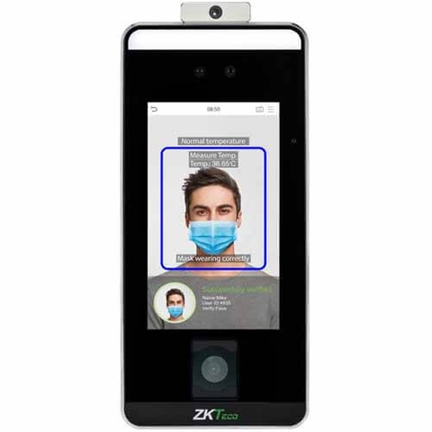MÁY KIỂM SOÁT CỬA NHẬN DIỆN KHUÔN MẶT ZKTECO SPEEDFACE-V5L[QR][TD] GIẢI PHÁP KIỂM SOÁT RA VÀO TÍCH HỢP ĐO THÂN NHIỆT