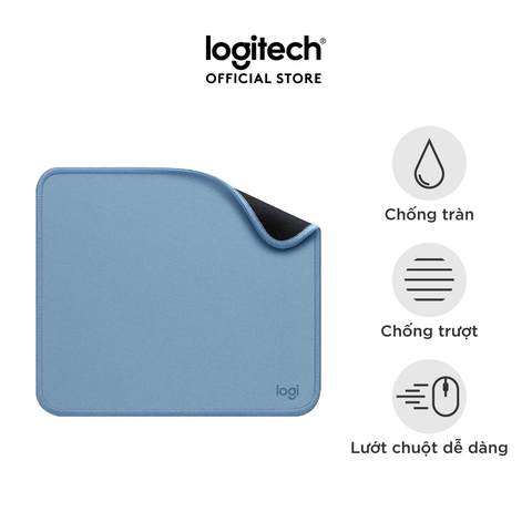 Bàn di chuột Logitech Mouse Pad Studio Series (Xám xanh) (956-000034)