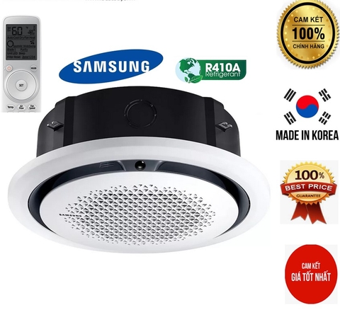Điều hòa Cassette âm trần 360 độ Samsung 1 chiều 1 pha AC140TN4PKC/EA ( Công suất phòng 60m2 - 70m2 )