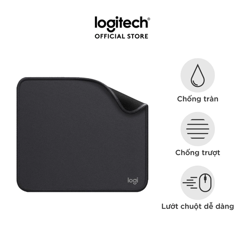 Bàn di chuột Logitech Mouse Pad Studio Series (Đen) (956-000031)