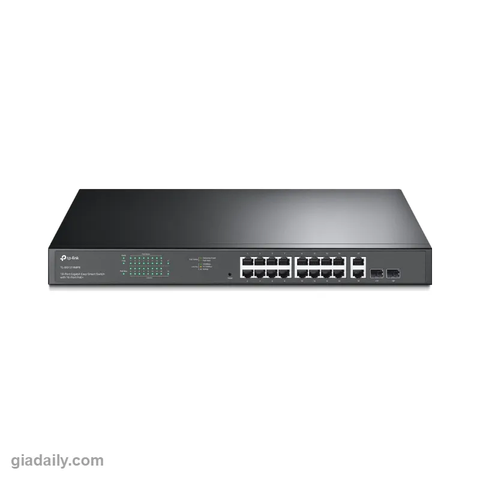 Switch PoE Easy Smart 18 cổng Gigabit TP-Link TL-SG1218MPE 16 cổng PoE+ - Giá Đại Lý