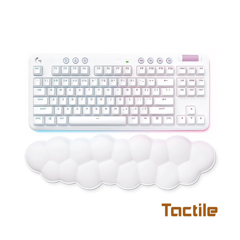 Bàn phím game không dây Logitech G715 TKL RGB Aurora Off White Tactile (920-010467)