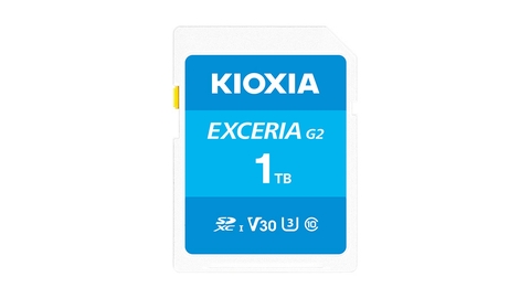 Thẻ nhớ SD 1TB KIOXIA EXCERIA G2 CL10 UHS-I U3 V30 4K R100 W50