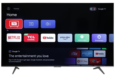 Google Tivi TCL 75 inch 4K UHD 75P79B Pro Mới 2024