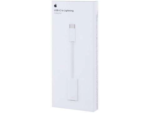 ADAPTER CHO THIẾT BỊ ĐỊNH TUYẾN MẠNG KHÔNG DÂY (CABLE) APPLE USB-C TO LIGHTNING ADAPTER-ITS(MUQX3ZA/A)