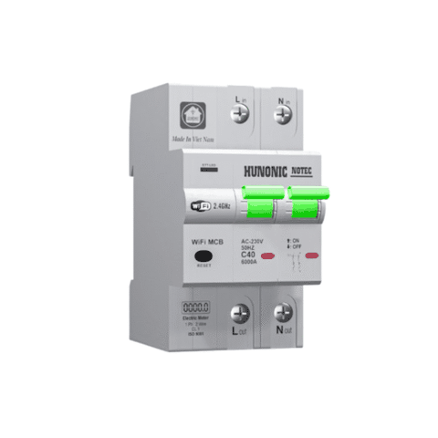 Aptomat Wifi do năng luợng Hunonic Notec (80A) (HNATME80)