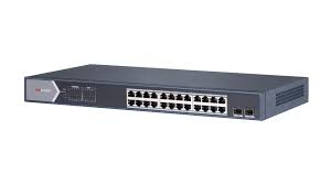 Hikvision Switch POE GIGABIT 24 cổng PoE 1000M, 2 cổng SFP độc lập 10/100/1000M , Layer 2