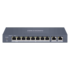 Switch mạng thông minh 8 cổng PoE Hikvision DS-3E1310HP-EI
