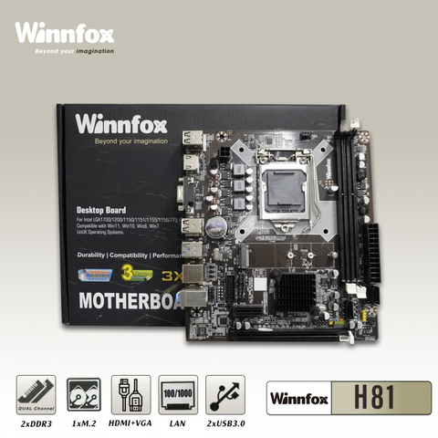 Mainboard Winnfox H81 Full VAT
