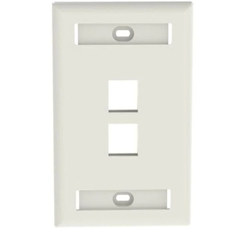 Mặt ổ cắm mạng faceplate 2 cổng Panduit NK2FIWY