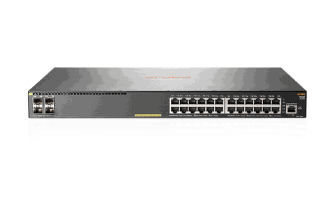 JL255A Switch Aruba 2930F 24 Ports 10/100/1000 PoE+ 370W, 4 SFP+ Uplink