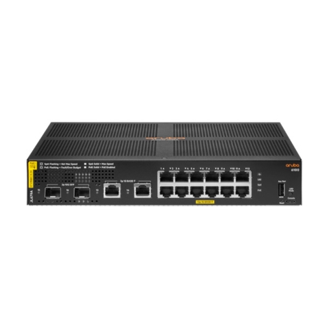 JL679A Aruba CX 6100 12G Class4 PoE 2G/2SFP+ 139W Switch