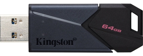 USB Kingston DataTraveler Exodia S 64GB USB 3.2 Gen 1 (Black/Black)