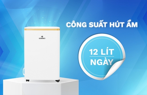 MÁY HÚT ẨM KOSMEN KM-12N Thích hợp cho không gian 10 - 40 m2