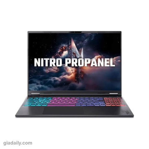 Laptop Gaming Acer Nitro ProPanel AN16S-61-R5F4 (Ryzen AI 7 350, RTX 5060 8GB, 16GB, 512GB, 16 inch FHD+ 180Hz, Win 11, Đen) - Giá Đại Lý