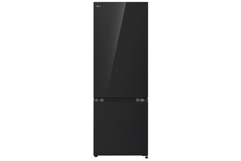 Tủ lạnh LG ngăn đá dưới 335 lít LBB33BLGA màu đen gương [2025]