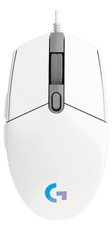 Chuột có dây Gaming Logitech G102 LightSync Gen 2 (Trắng) (910-005803)