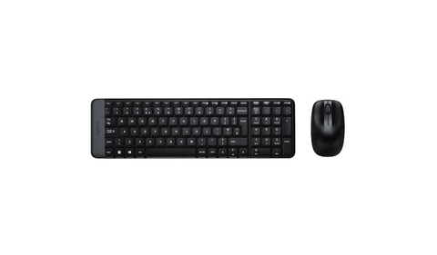 Combo bàn phím và chuột không dây MK220 của Logitech - Đen (920-003235)