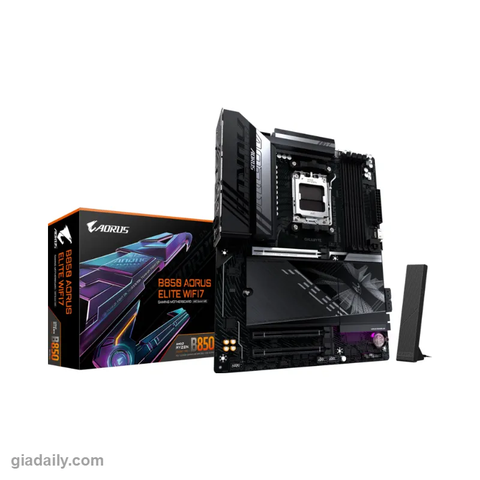 Mainboard Gigabyte B850 AORUS ELITE WIFI7 (AMD B850, Socket AM5, ATX, DDR5) - Giá Đại Lý