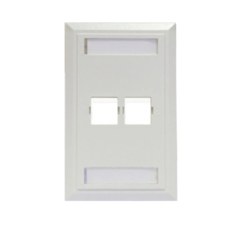 Mặt ổ cắm mạng 2 lỗ NORDEN 124-15102WH