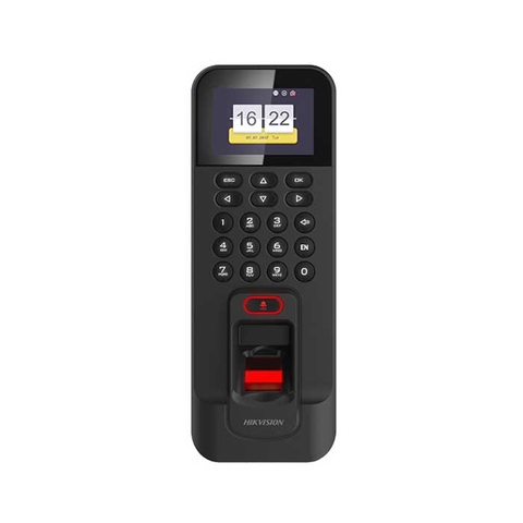 Máy chấm công, kiểm soát cửa bằng dấu vân tay. Model: DS-K1T804BMF. NSX: HIKVision. Mới 100%