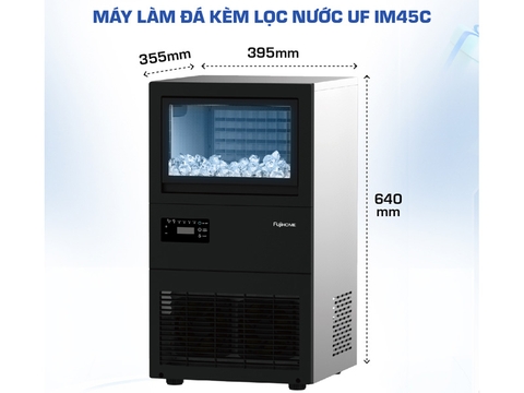 MÁY LÀM ĐÁ KÈM LỌC NƯỚC UF FUJIHOME IM45C