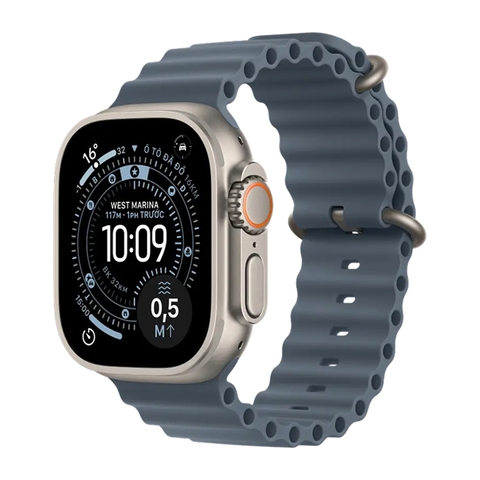 Apple Watch Ultra 3 GPS + Cellular 49mm Natural Titanium Blue Ocean Band MEWH4SA/A – Đồng Hồ Thông Minh Cao Cấp Chính Hãng Apple