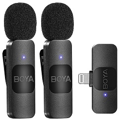 Micro cài áo không dây V2 (Dual Channel) Lightning