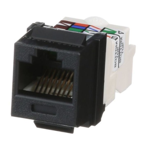 đầu mạng cat 6 utp panduit NK6TMBL tp style black