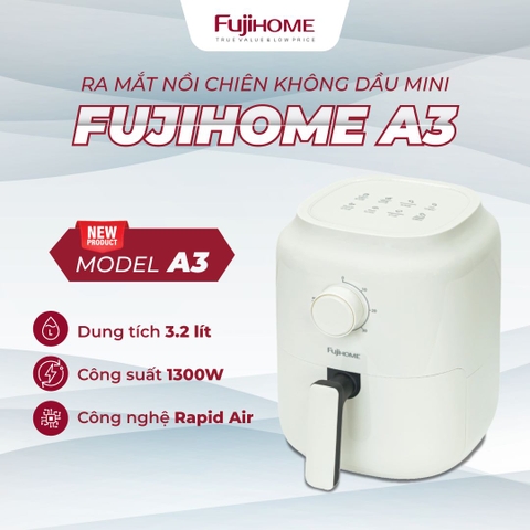 Nồi chiên không dầu mini Fujihome A3A