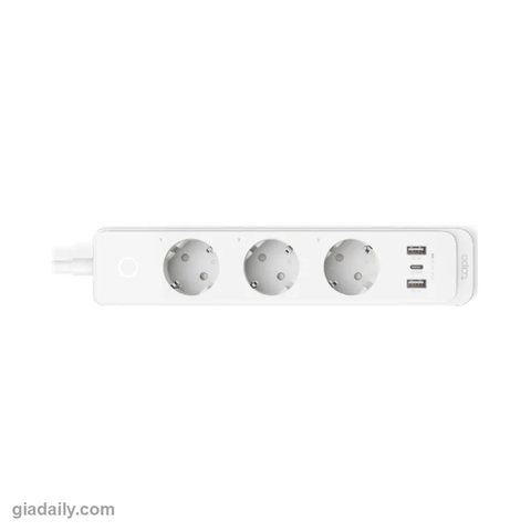 Ổ cắm Wi-Fi thông minh Tapo P300 3 ổ cắm 2 USB-A 1 USB-C 18W - Giá Đại Lý