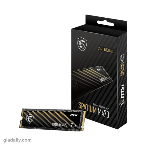 Ổ Cứng SSD MSI SPATIUM M470 PCIe 4.0 NVMe M.2 - Giá Đại Lý