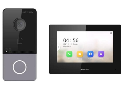 Bộ kit chuông hinh IP DS-KIS607-S
