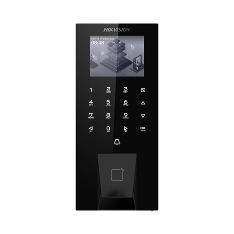 Máy chấm công, kiểm soát cửa bằng vân tay DS-K1T807EBFWX-E1 – giá đại lý