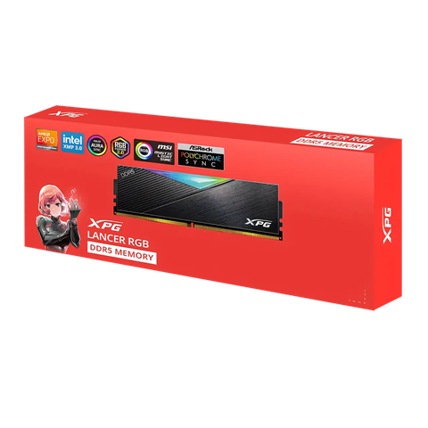 RAM ADATA XPG Lancer RGB 16GB (1x16GB) DDR5 6000 CL30 Black - BH5Y