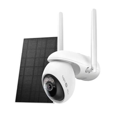 Bộ camera 4G năng lượng mặt trời Tapo C665G Kit 4K xoay/nghiêng - Giá Đại Lý