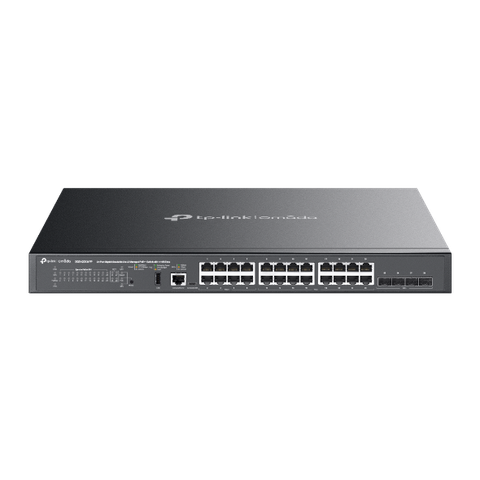 Switch PoE++ 24 cổng Gigabit TP-Link Omada SG5428XMPP L3 Lite Stackable - Giá Đại Lý