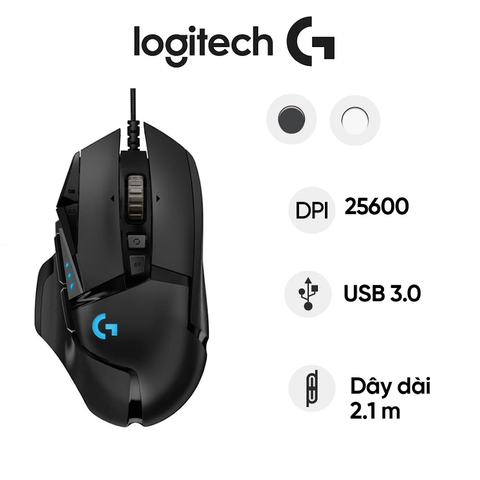 Chuột máy tính Logitech G502 HERO (Đen) (910-005472)