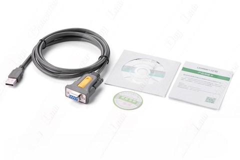 Cáp USB to Com DB9 RS232 1.5M chính hãng Ugreen 20201