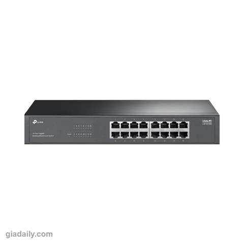 Switch 16 cổng Gigabit TP-Link LiteWave LS1016G gắn rack 1U 13 inch - Giá Đại Lý