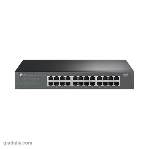 Switch 24 cổng Gigabit TP-Link LiteWave LS1024G gắn rack 1U 13 inch - Giá Đại Lý