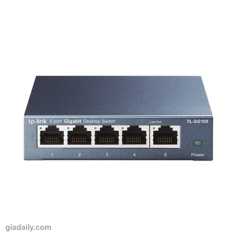 Switch 5 cổng Gigabit TP-Link TL-SG105 vỏ thép để bàn - Giá Đại Lý