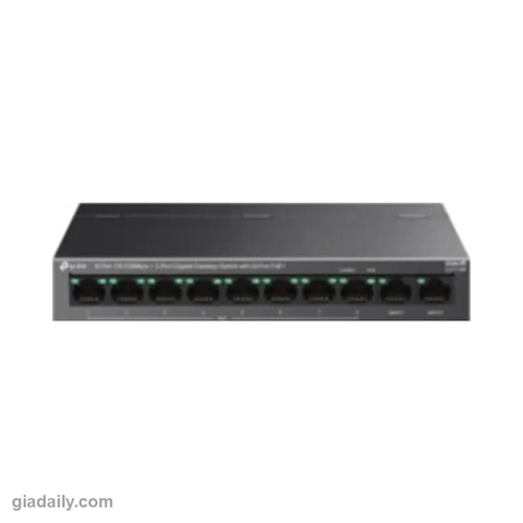Switch PoE 10 cổng TP-Link LiteWave LS110P 8 cổng PoE+ 96W - Giá Đại Lý